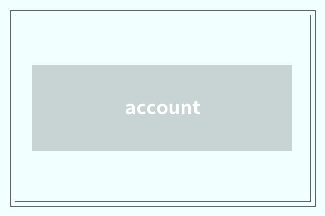 account
