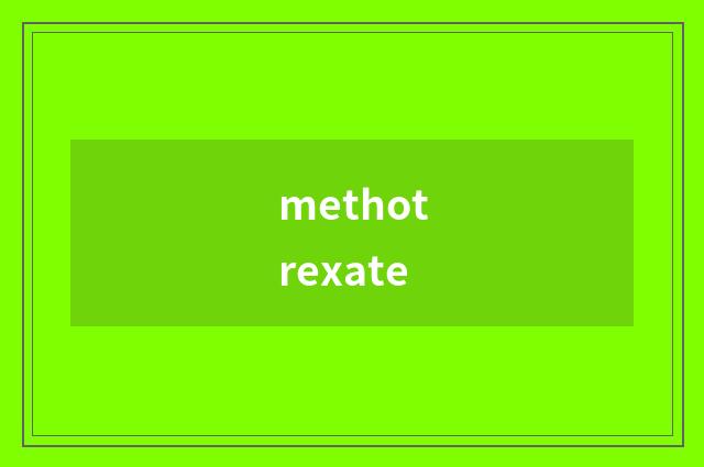 methotrexate