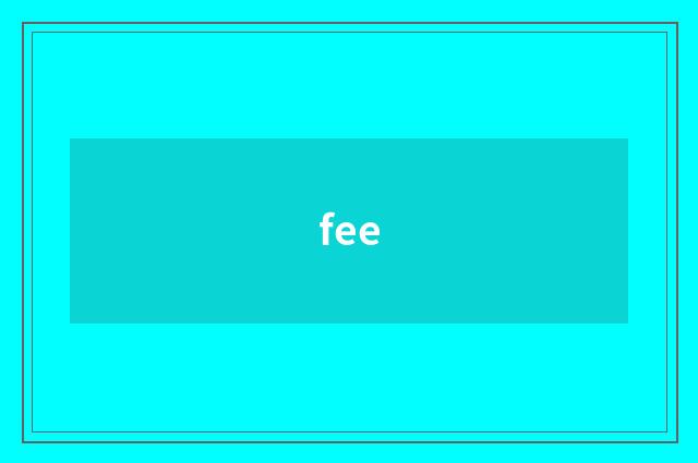 fee