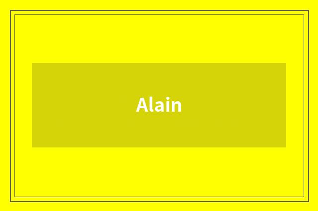 Alain