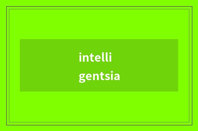 intelligentsia