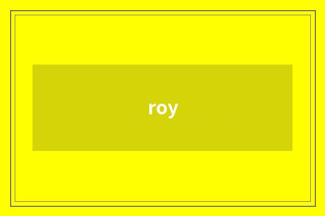 roy