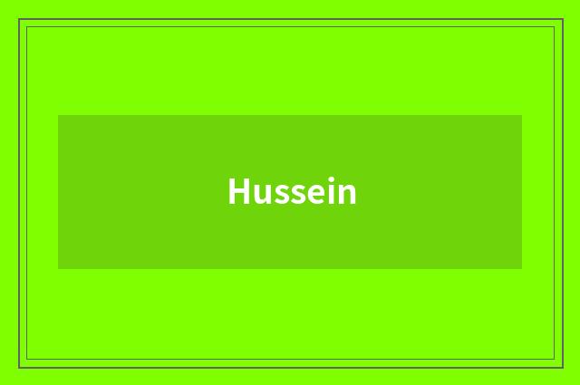 Hussein