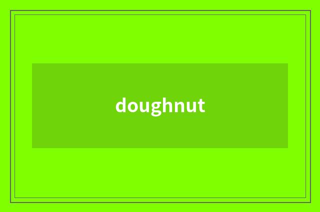 doughnut