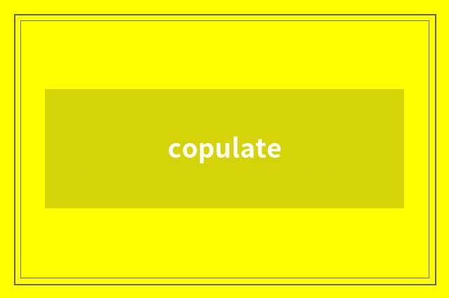 copulate