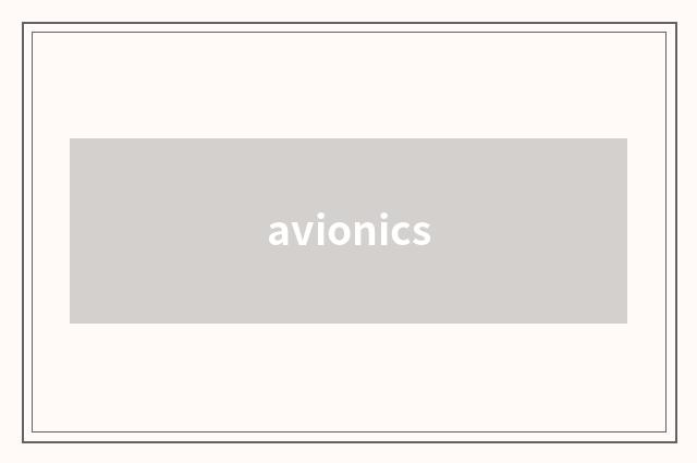 avionics