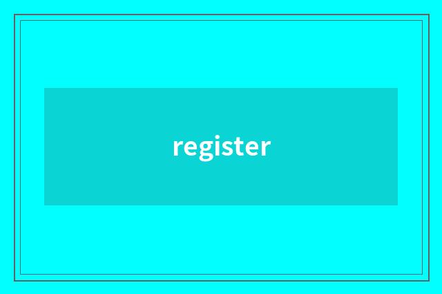 register