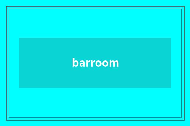 barroom