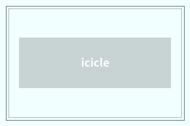 icicle