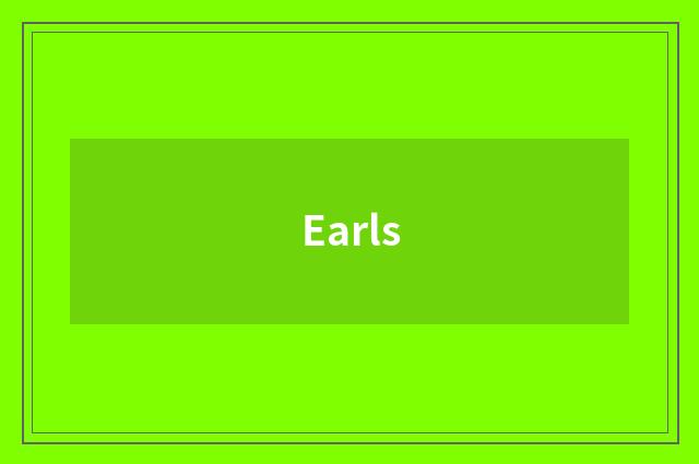 Earls