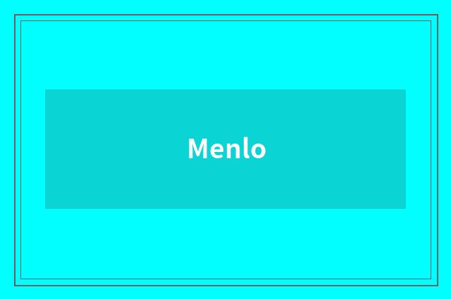 Menlo
