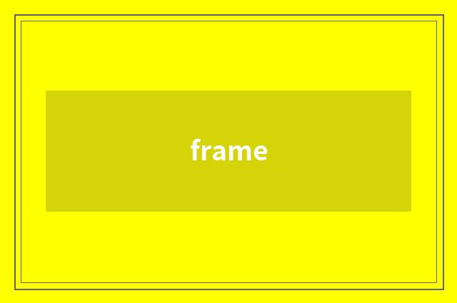 frame