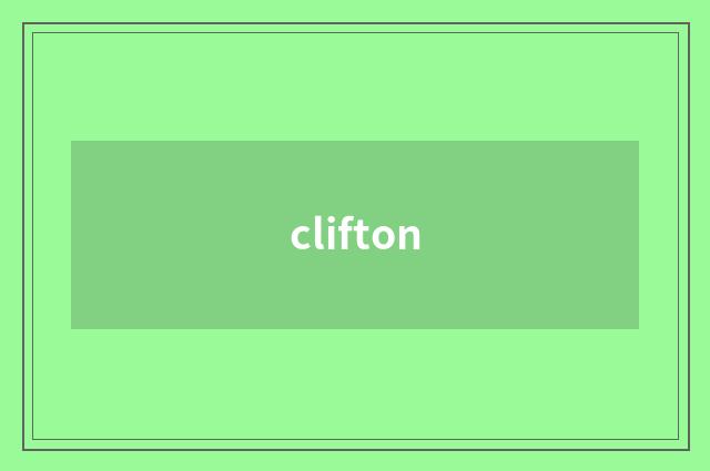 clifton