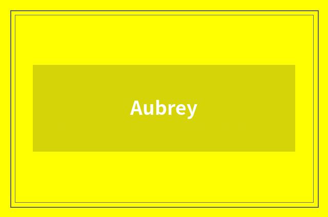 Aubrey