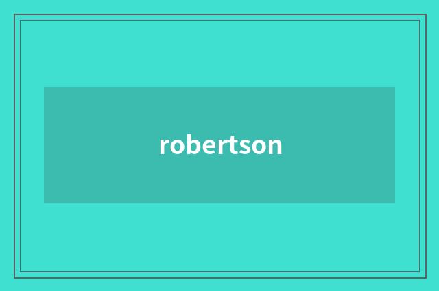 robertson