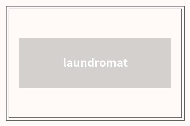 laundromat