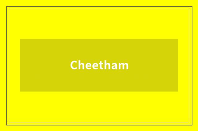 Cheetham