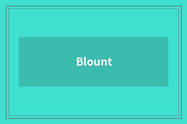 Blount