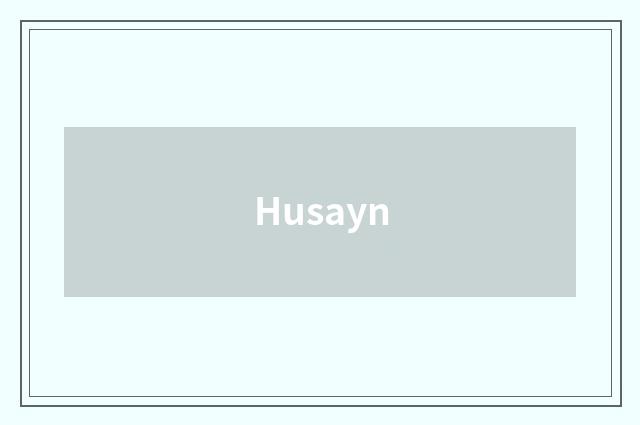 Husayn