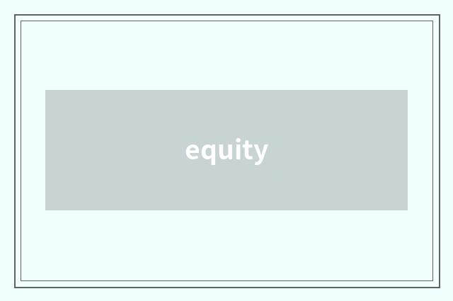 equity