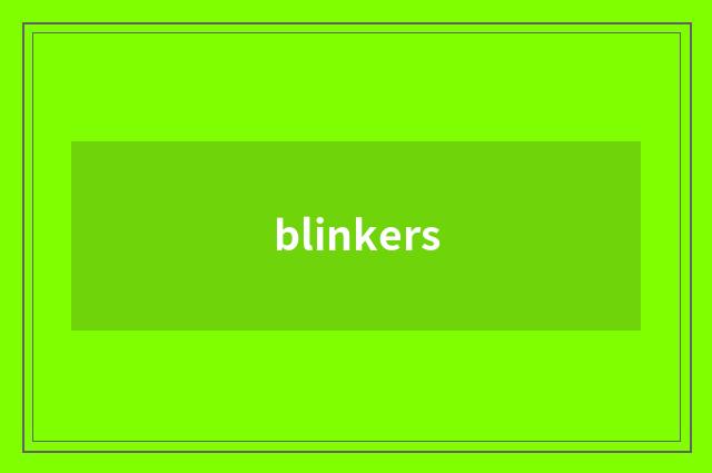 blinkers