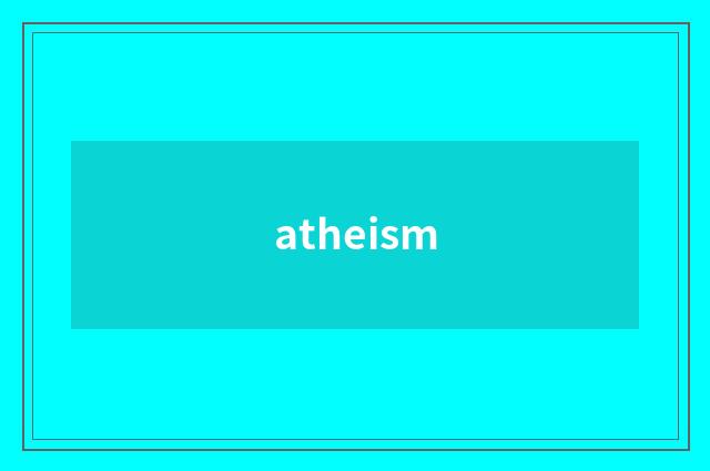 atheism