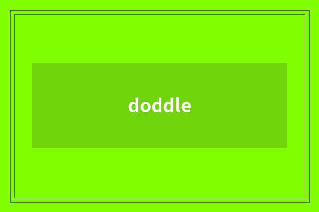 doddle