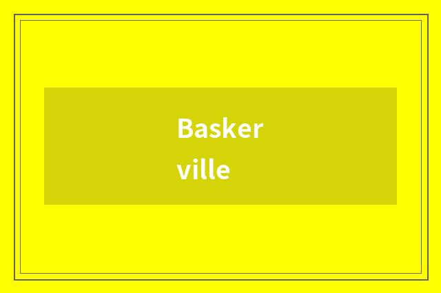 Baskerville