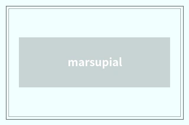 marsupial