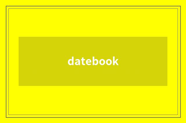 datebook
