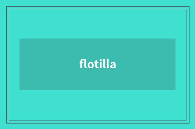 flotilla