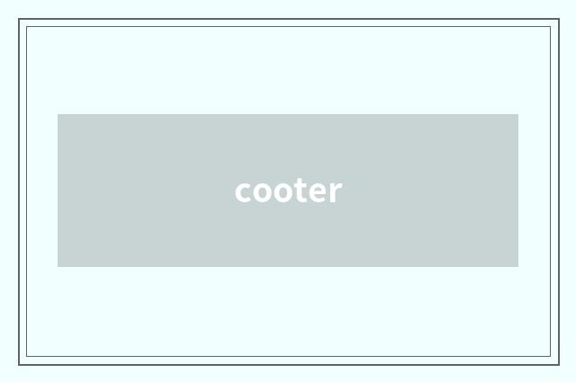 cooter