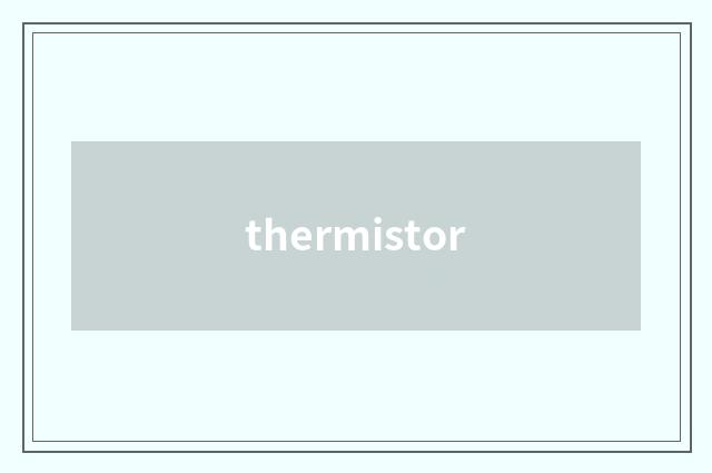 thermistor