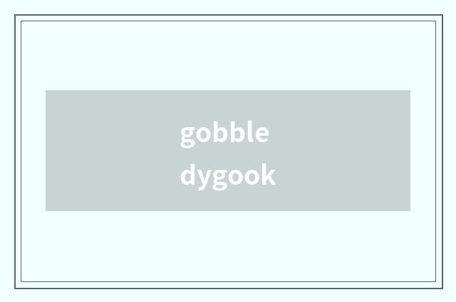 gobbledygook