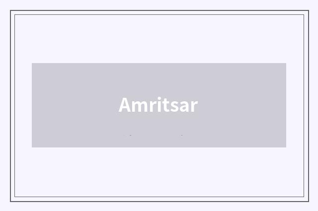 Amritsar
