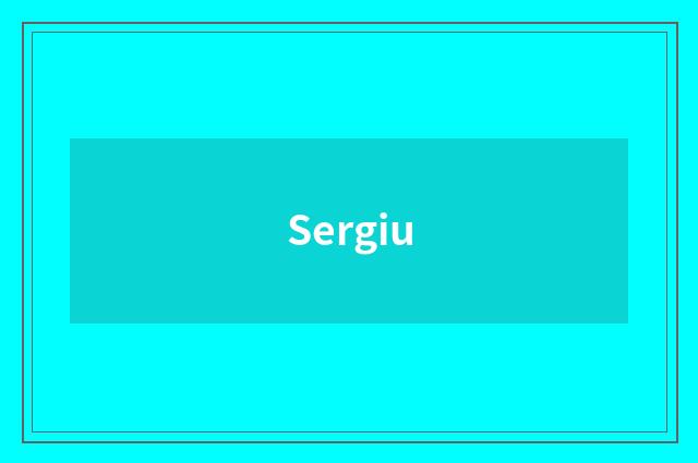 Sergiu