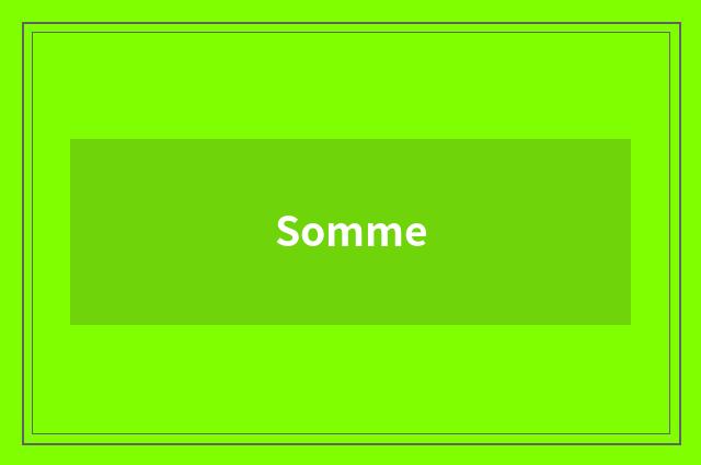 Somme