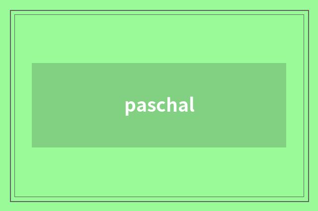 paschal
