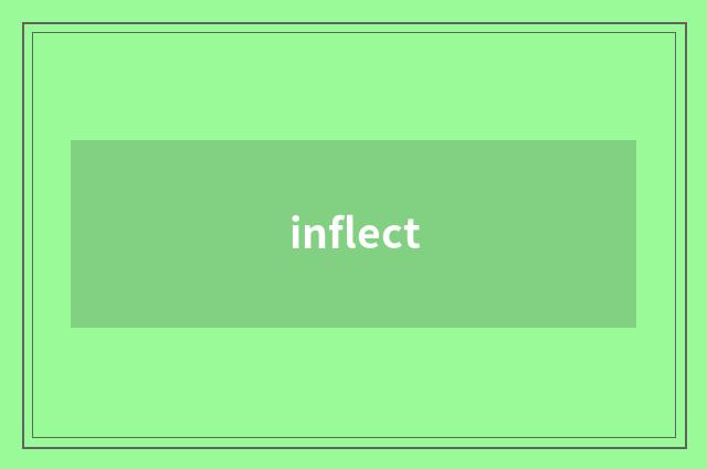 inflect