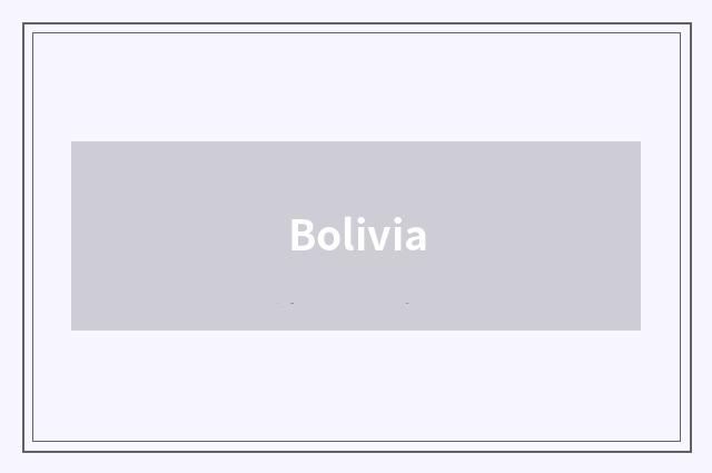 Bolivia