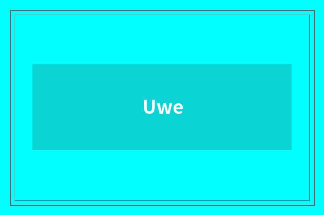 Uwe