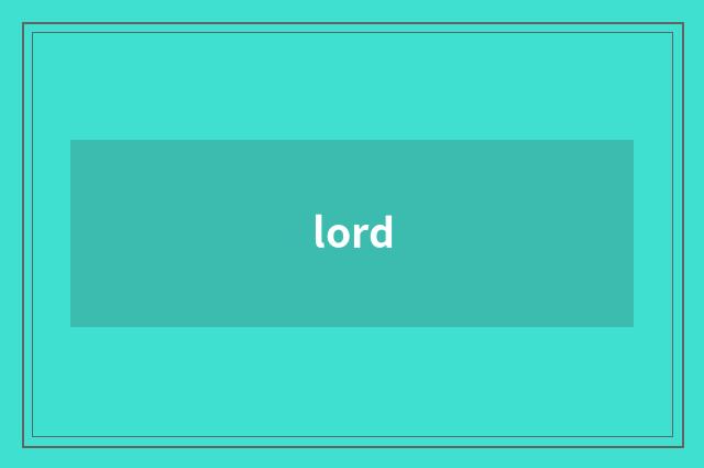 lord