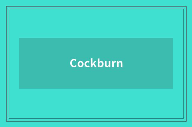 Cockburn