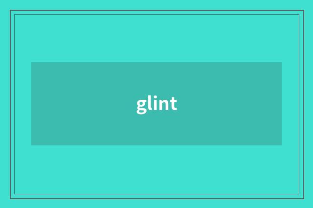 glint