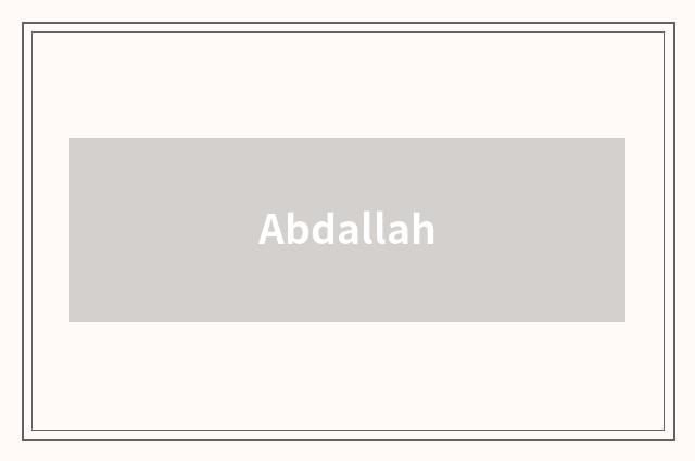 Abdallah