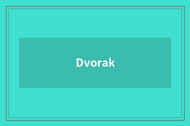 Dvorak