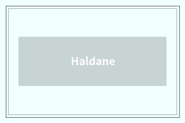 Haldane