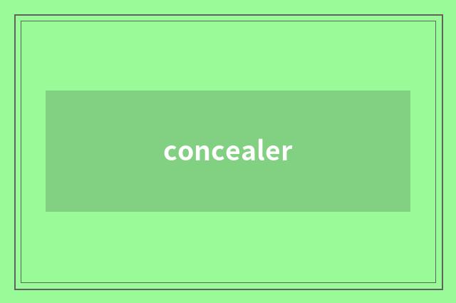concealer