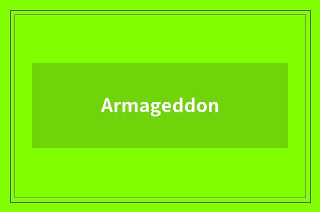 Armageddon