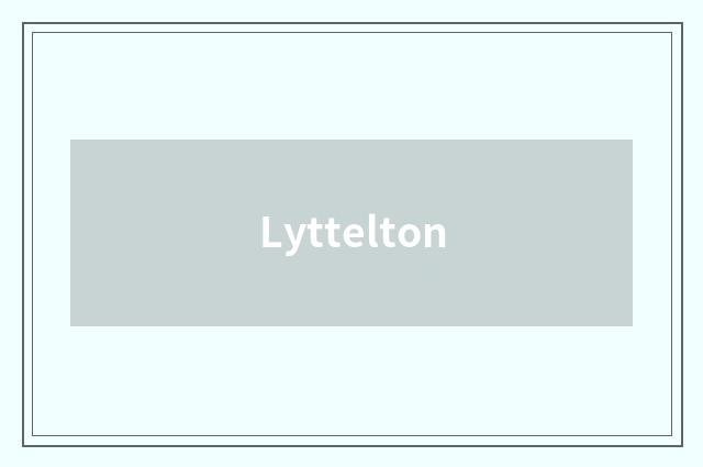 Lyttelton